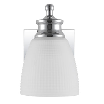 Beverly Metal/Glass Contemporary Modern LED Vanity Light - JONATHAN Y